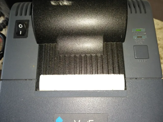 9Nn11 Verifone 250 Printer, With Power Supply: Power Light Comes On, Feed Works