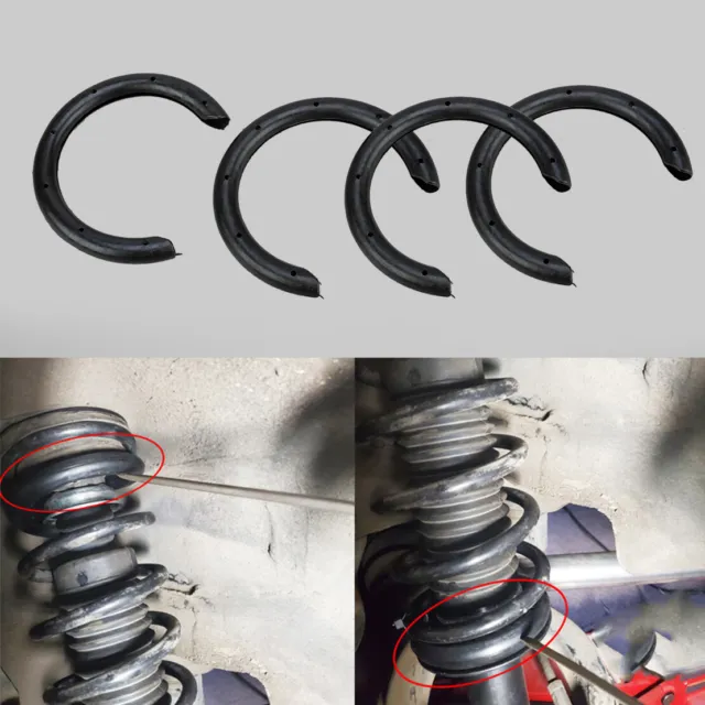 4Pc Car Truck Suspension Shock Absorber Coil Spring Rubber Sleeves