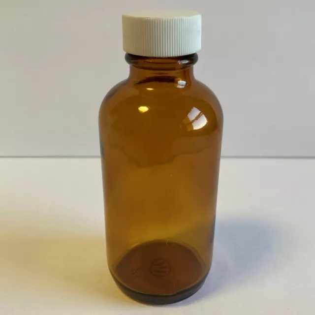 Vintage Wheaton Glass Company Brown Medicine Bottle