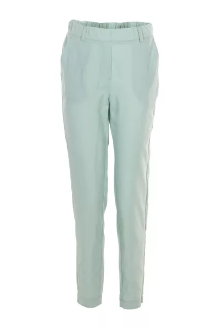 Linen mint trousers with elastic Size 0, 2, 4, 6, 10 US Fashionable NEW