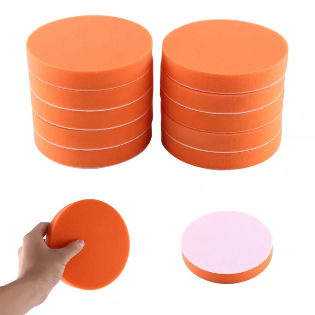 Car 10Pcs 6(150mm) Sponge Polishing Buffing Waxing Pad Kit Tool For Car Polishe