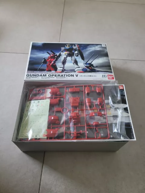 Gunpla 1/144 BANDAI Gundam HGUC RX-78-2/RX-77-2/RX-75 Gundam Operation V