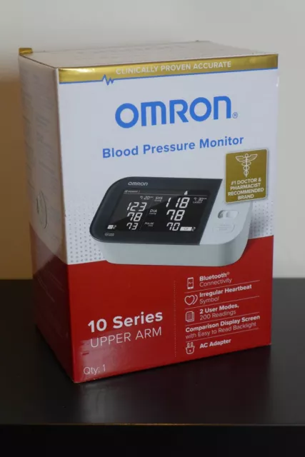 OMRON 10 Series Wireless Upper Arm Blood Pressure Monitor BP7450 NIB NEW IN BOX