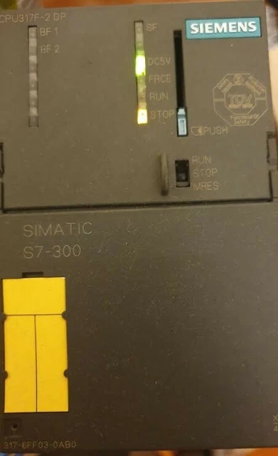 SIEMENS S7 CPU 317F-2DP 6ES7317-6FF03-0AB0 PLC Good Condition