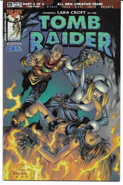 TOMB RAIDER (The Series) - Vol. 1 No. 23 (Aug 2002) ~ LARA CROFT