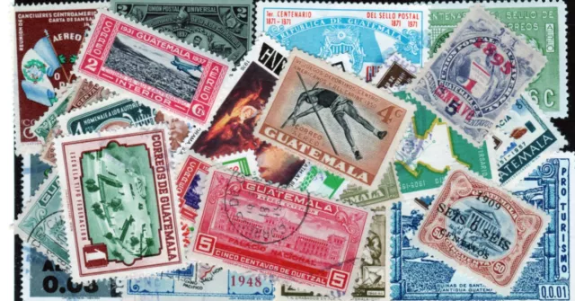 Guatemala Stamp Collection -- 340 Different -- Top Quality