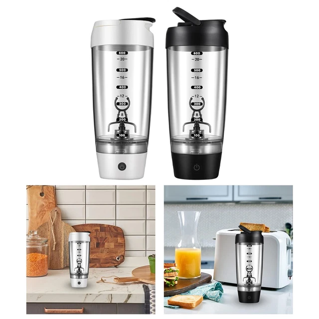 Bouteille de mélange de poudre de protéines Tasse de secoueur rechargeable USB