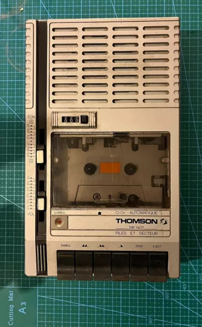 Lecteur enregistreur de cassette professionnel VINTAGE Thomson MK 140 T