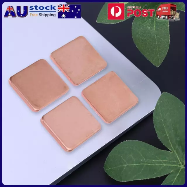 10 pcs 20mmx20mm 0.3mm to1.5mm Heatsink Copper Shim Thermal Pads for Laptop