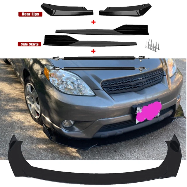 Front Rear Bumper Lip Spoiler Splitter Bod Kit Side Skirt For Toyota Prius