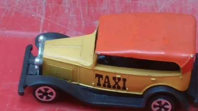 Vintage Die Cast Model Toy vehicle 73 taxi