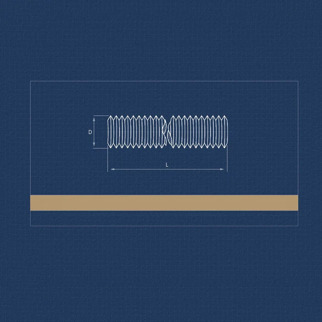 Edelstahl Gewindestange M12x1.0 - 304er Feingewinde 250mm Für Präzise Klempnerarbeiten