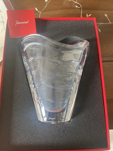 Nachtmann Vase Minerva Gold sur pied, verre cristal, transparent / or