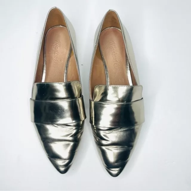 MADEWELL The Leandra Loafer in Metallic Size 7