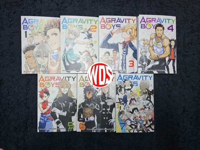 Agravity Boys Manga By Atsushi Nakamura vol 1-7 End English Version Comic Book