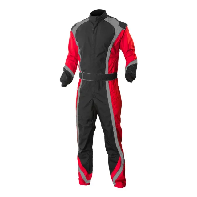 Go Kart Cordura Suit-Black-Red-Grey Mega Sale Unbeatable Price