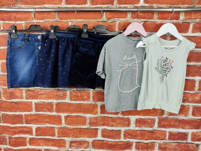 GIRLS BUNDLE AGE 3-4 YEARS GAP NEXT etc SKIRT SHORTS TOP DENIM VELOUR KIDS 104CM
