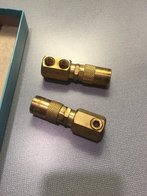 2 NEW DME Jiffy Tite 9907 Quick Disconnect Cascade Water Junction Socket Type