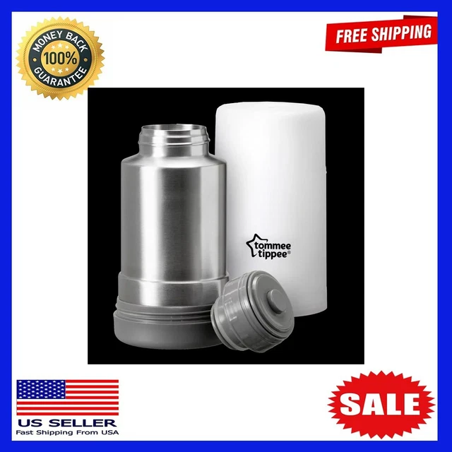 Tommee Tippee Closer to Nature Portable Travel Baby Bottle and Food Warmer, Stai