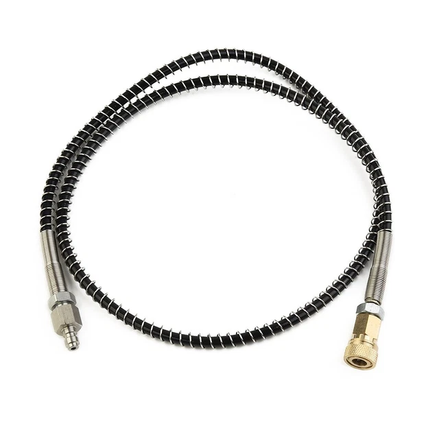 Tuyau Remplissage PCP 4500 PSI - Acier Inoxydable 36" | Pour Paintball HPA