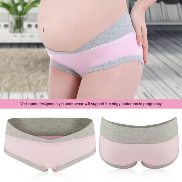 Soft Breathable Cotton Pregnancy Maternity Underwear Low Waist Women Briefs