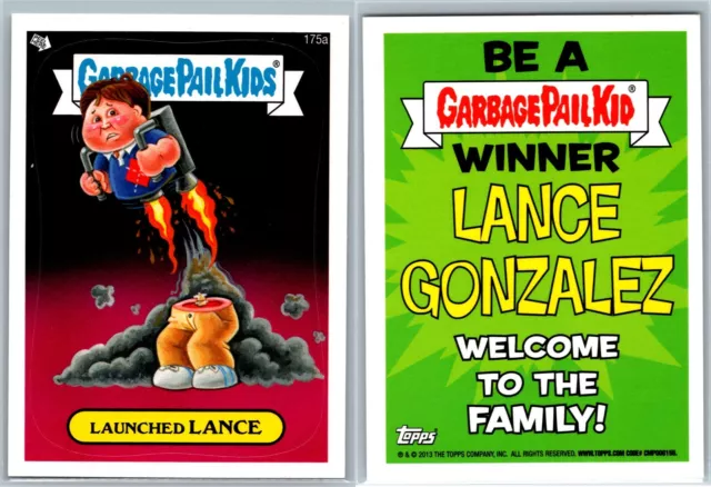 2013 Topps Garbage Pail Kids Brand-New Series 3 GPK Card Launched Lance 175a