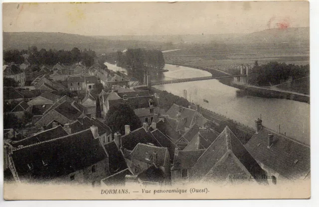 DORMANS - Marne - CPA 51 - panoramic view
