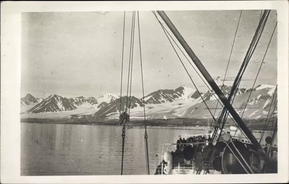 Ak Spitsbergen Spitzbergen Norwegen, Koenings Bay - 3838937