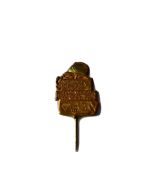 Insigne Vintage 1954 – Permis De Pêche Résident Pennsylvanie (PA) – Épingle Bouton