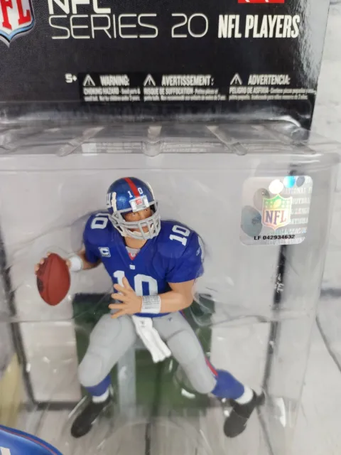 McFarlane Toys 2009 NFL Series 20 New York Giants Eli Manning Action Figure 2
