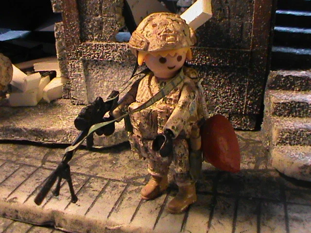 Figurine PLAYMOBIL Personnalisée – Soldat Allemand FIAS (Afghanistan 2016) – REF-0008 BIS