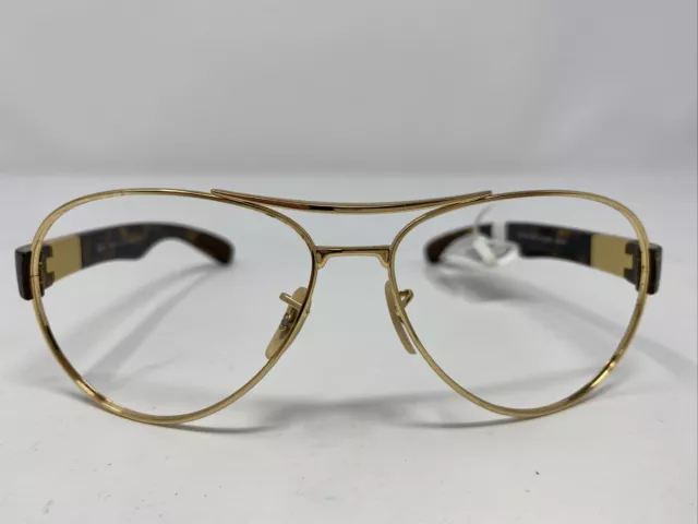 Ray Ban Italy RB 3509 001/T5 63-15-135 3P Yellow Gold Sunglasses Frame /U67