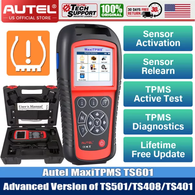 Autel TS601 or TS408 Auto TPMS Diagnostic Service Tool Check Key FOB Programmer