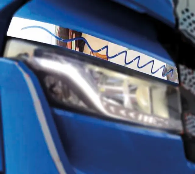 Chrome Headlight Frame, headlight Bezel for Iveco S-WAY (2 pcs)
