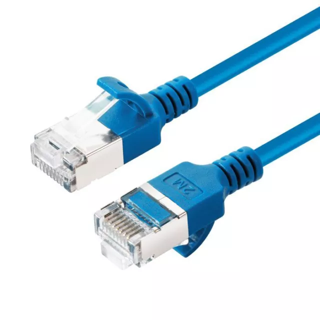 MicroConnect V-FTP6A05B-SLIM CAT6A U-FTP Slim. LSZH. 5m