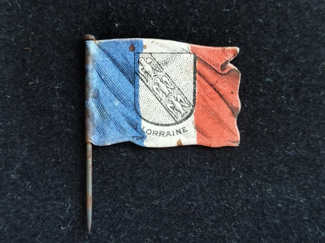 Insigne Original WWI – Journée Du Poilu Lorraine 1915 – Décoration Militaire Française – Pièce De Collection 14-18