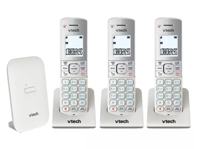 VTech triple 3 handsets  Cordless Phone with+Answering Machine nbn compatible