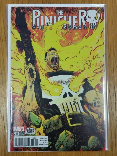 Punisher #219 Variant Marvel Comics February 2018 Nm+ (9.6 Or Better)