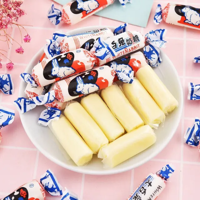 Milk Creamy Candy, White Rabbit Milky Hard Candy, Sweets Snack Food