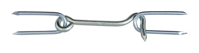 National Hardware N122-168 Zinc Plated Steel V2102 Series Gate Hook 4 in.