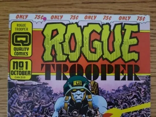 1986 ROGUE TROOPER #1  Quality Comics Book Marvel DC Comic FN+ 2