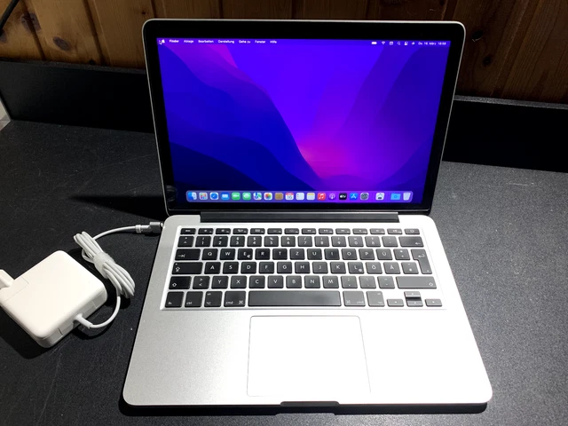 Apple MacBook Pro A1502 Retina (13,3"") 256 GB unità di memoria a stato solido - intel i5, 8 GB di RAM) 2015