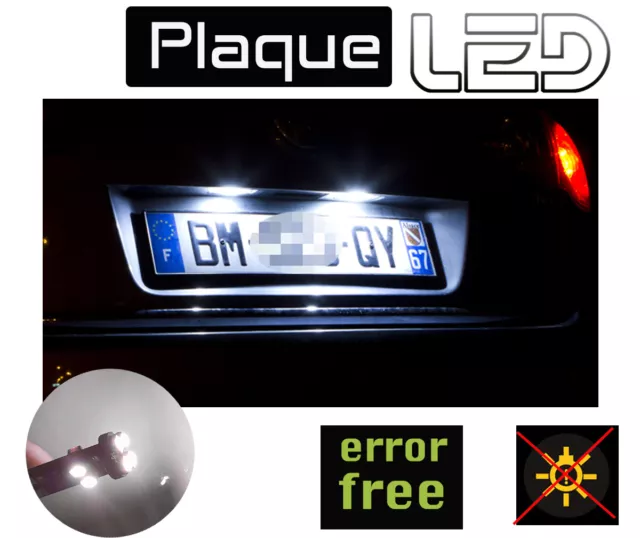 Pour OPEL ZAFIRA A 2 Ampoules LED blanc éclairage plaque d'immatriculation