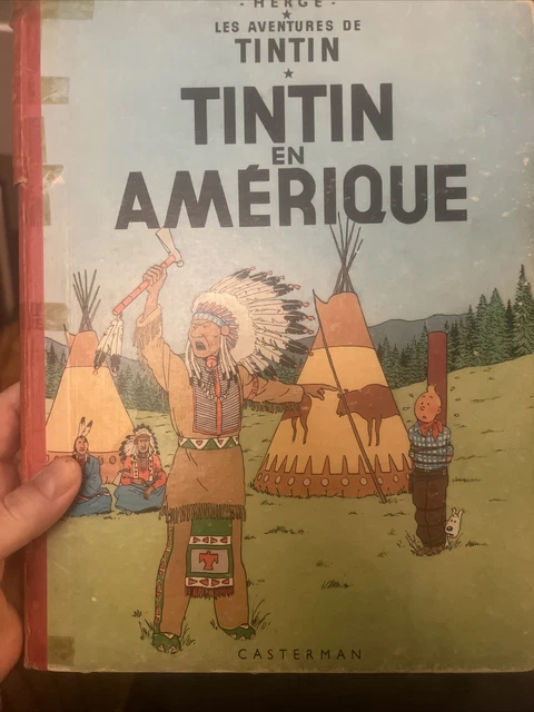 TINTIN in America 1957 CASTERMAN / COMIC BOOK B20bis