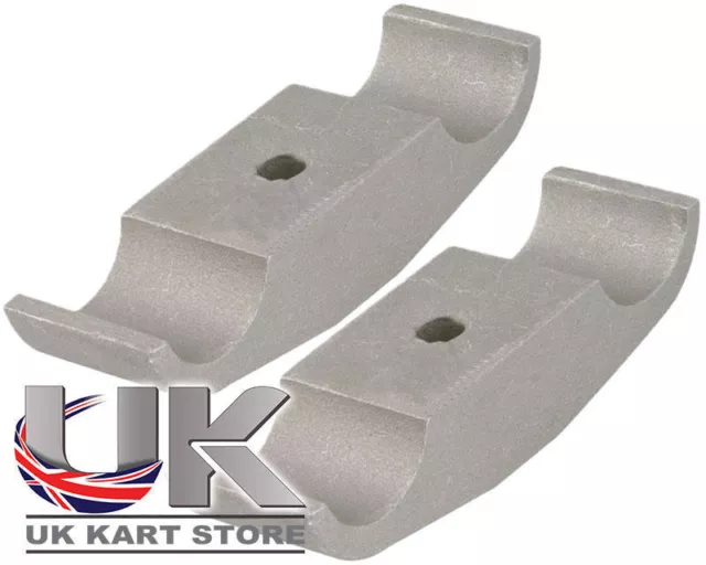 Rotax Max Engine Mount Clamp Bracket 28mm x 92mm Cadet Pack of 2 Go Kart