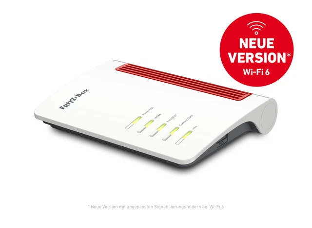 AVM Fritzbox 7530 Ax Wifi 6 Mesh VDSL DSL Módem 4-Port Gigabit WLAN