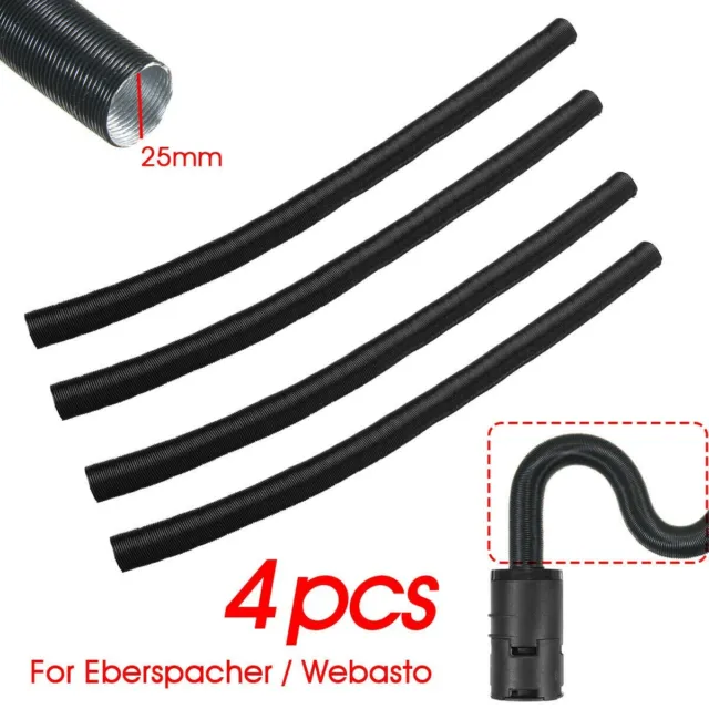 4 pz tubo calore flessibile condotto aria 25 mm adatto per riscaldatore Webasto Eberspacher 60 cm