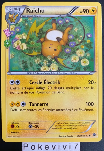 Carte Pokemon RAICHU RC9/RC32 Commune XY Générations FR