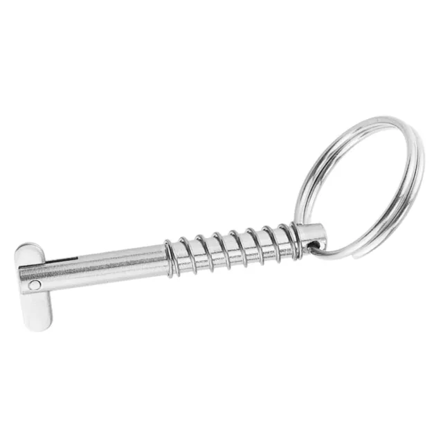 6.3x76mm Stainless Steel Quick Release Pin with ring for Boat Bimini Top Deck