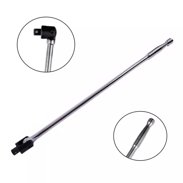 POWER BREAKER BAR 600mm 1/2"Sq Drive 24" Long Strong Chrome Vanadium